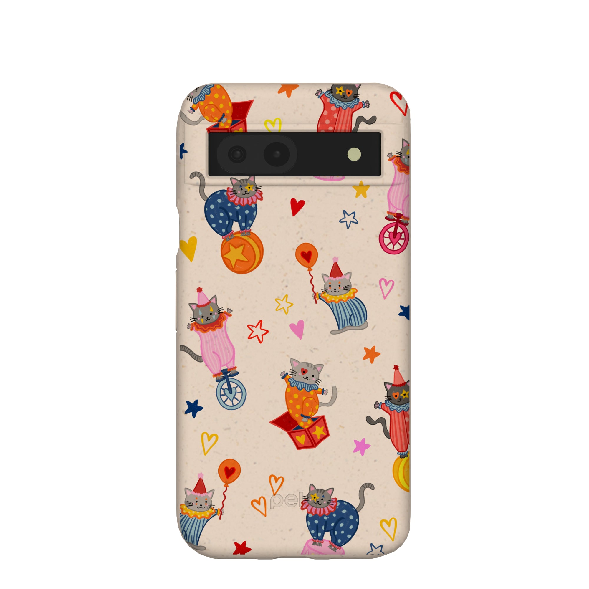 Seashell Cat Clowns Google Pixel 8a Case - image 1
