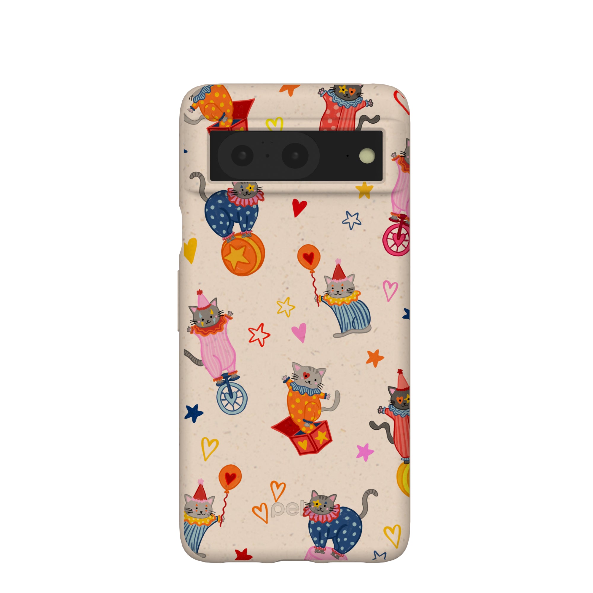 Seashell Cat Clowns Google Pixel 8 Case - image 1