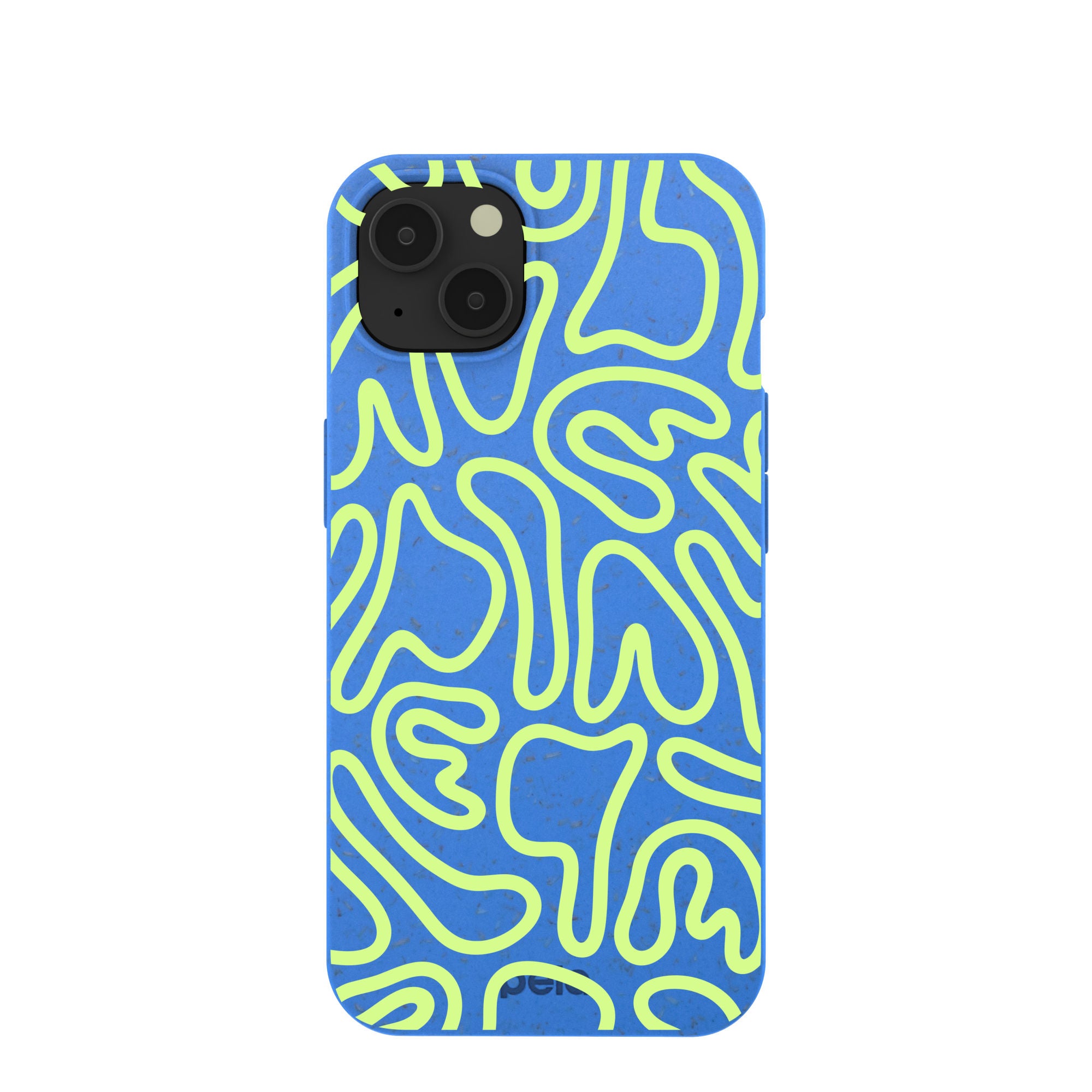 Electric Blue Dizzy Dreams iPhone 13 Case - image 1