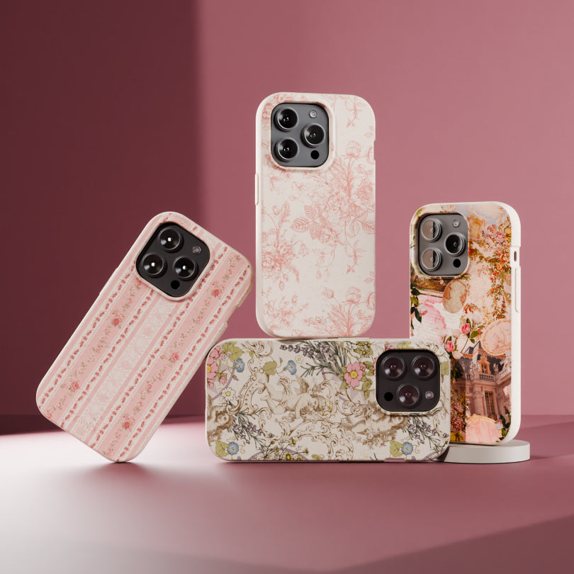 Seashell Rococo Bouquets iPhone 12 Pro Max Case