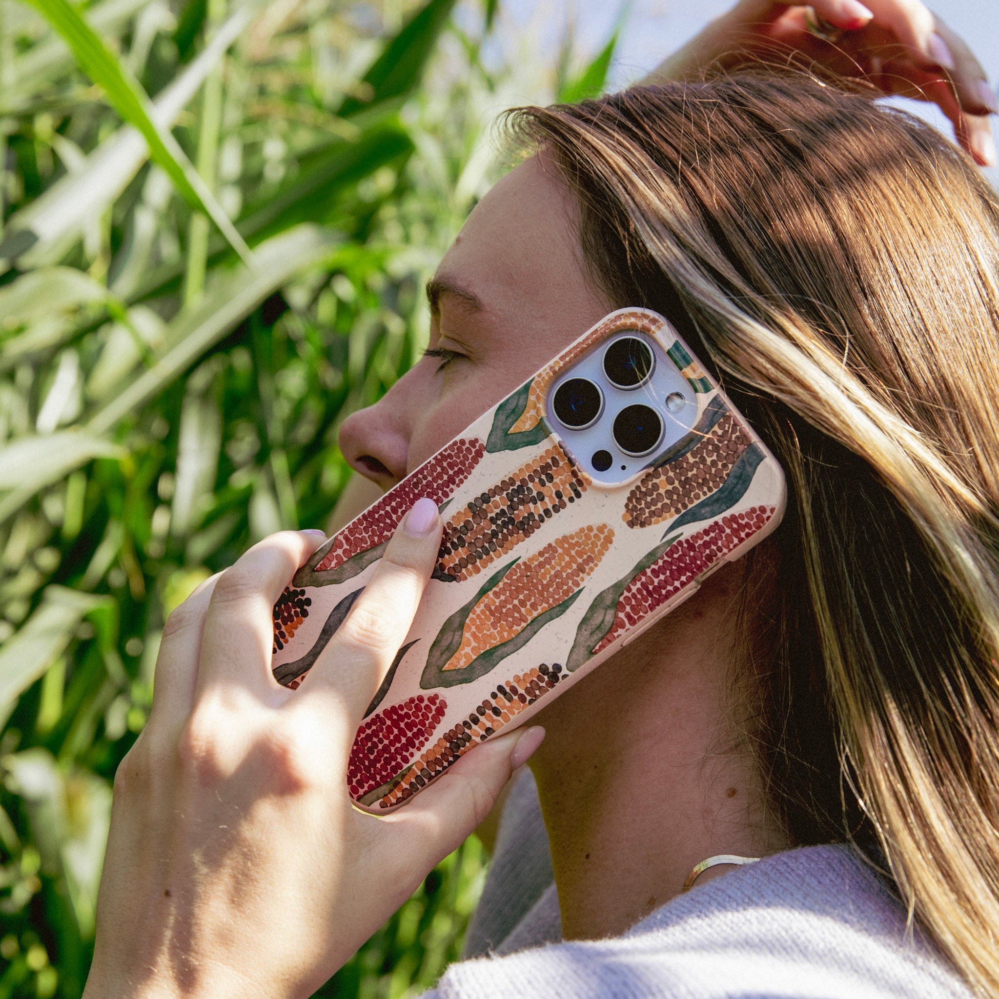 Seashell Cornfield iPhone 16 Case - image 5