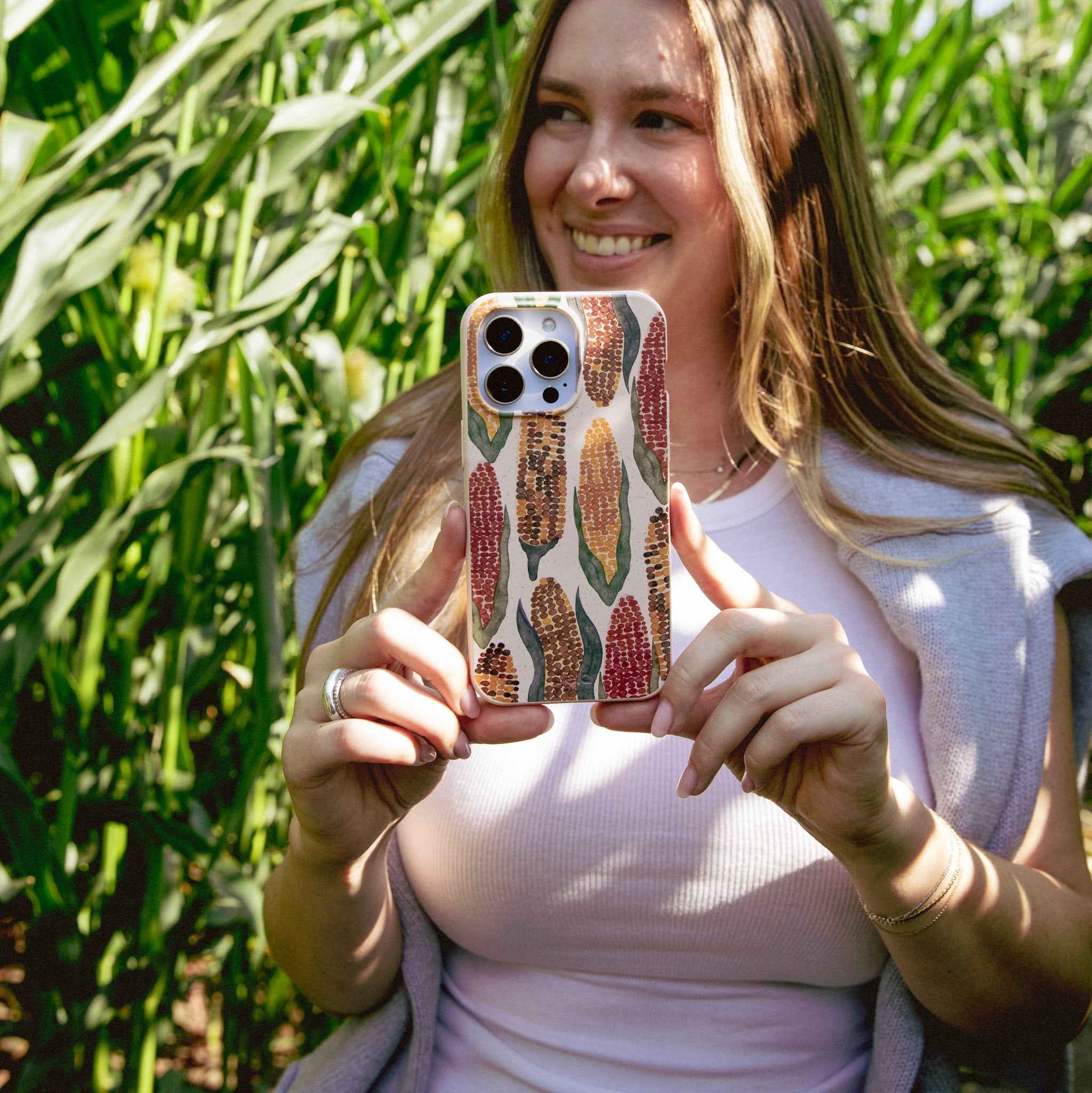 Seashell Cornfield iPhone 16 Case - image 3