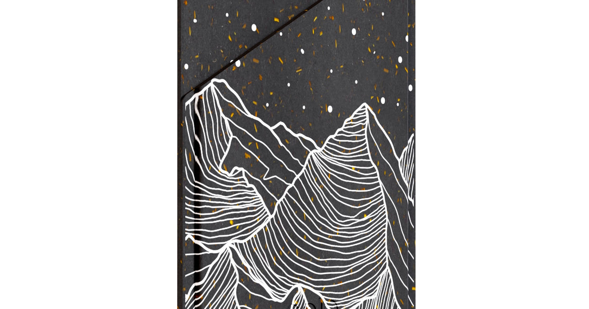 Night Panorama Black Phone Case Card Holder