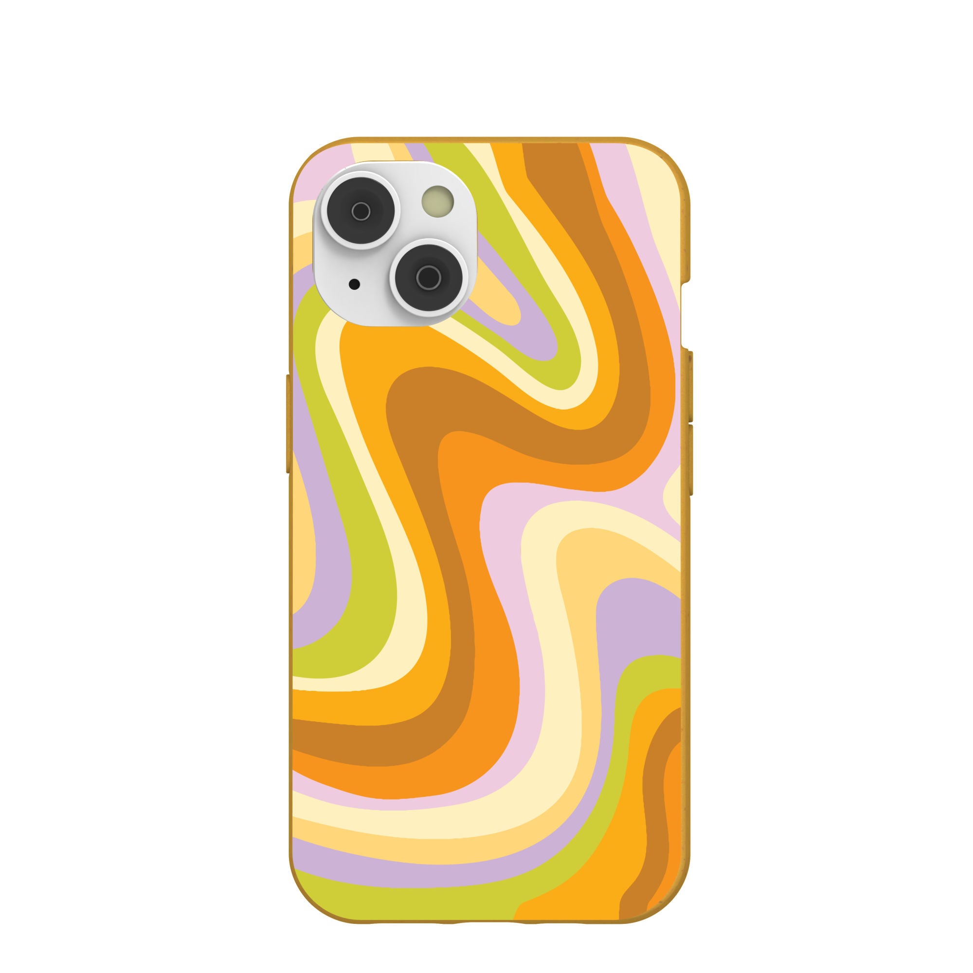 Honey Psychedelic Wave iPhone 14/16e Case