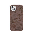 Chocolate Brown Autumn Sweets iPhone 15 Case
