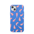Electric Blue Axolotls iPhone 15 Plus Case