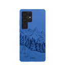 Electric Blue Backcountry Ski Samsung Galaxy S25 Ultra Case