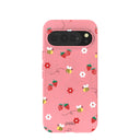 Bubblegum Pink Bees n Berries Google Pixel 10 Pro XL Case