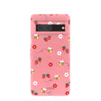 Bubblegum Pink Bees n Berries Google Pixel 7 Case