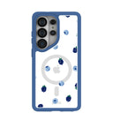 Clear Black and Blue Samsung Galaxy S26 Ultra Case With True Blue Ridge (Magnetic Charging included)