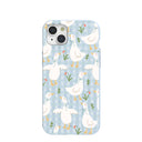 Powder Blue Blooming Quackers iPhone 15 Plus Case