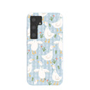 Powder Blue Blooming Quackers Samsung Galaxy S24 Case