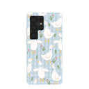 Powder Blue Blooming Quackers Samsung Galaxy S25 Ultra Case