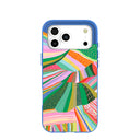 Electric Blue Bloomstatic iPhone 17 Pro Max Case