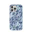 Powder Blue Blue Blooms iPhone 14 Pro Max Case
