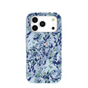Powder Blue Blue Blooms iPhone 17 Pro Case