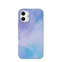Lavender Blue Reflections iPhone 16 Plus Case