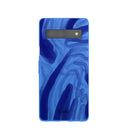Electric Blue Blue Study Google Pixel 7a Case