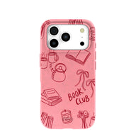 Bubblegum Pink Book Club iPhone 17 Pro Case