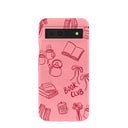 Bubblegum Pink Book Club Google Pixel 8a Case