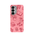 Bubblegum Pink Book Club Samsung Galaxy S26 Case