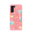 Bubblegum Pink Budgie Daydream Samsung Galaxy S21 Case