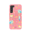 Bubblegum Pink Budgie Daydream Samsung Galaxy S23+(Plus) Case