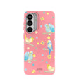 Bubblegum Pink Budgie Daydream Samsung Galaxy S26+(Plus) Case