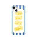Electric Blue Butter Bars iPhone 15 Case