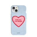 Powder Blue Call Me iPhone 14 Case