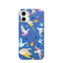 Electric Blue Calm Ascent iPhone 16 Plus Case