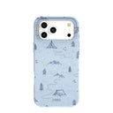 Powder Blue Camp Nights iPhone 17 Pro Max Case