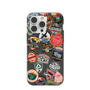 Black Canadian Stickers iPhone 14 Pro Max Case