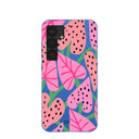 Electric Blue Candy Bloom Samsung Galaxy S25 Case