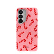 Bubblegum Pink Candy Cane Chaos Samsung Galaxy S26 Case