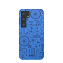 Electric Blue Changing Gears Samsung Galaxy S24 Case