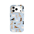 Powder Blue Chihuahua Charms iPhone 17 Pro Case