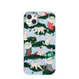 Powder Blue Christmas Kittens iPhone 15 Plus Case
