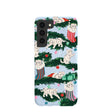 Powder Blue Christmas Kittens Samsung Galaxy S22 Case