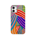 Seashell Clownish Stripes iPhone 16 Plus Case