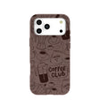 Chocolate Brown Coffee Club iPhone 17 Pro Max Case