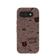 Chocolate Brown Coffee Club Google Pixel 10a Case