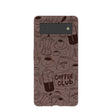 Chocolate Brown Coffee Club Google Pixel 6 Case