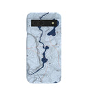 Powder Blue Contour Lines Google Pixel 8a Case