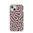 Forest Floor Cotton Curls iPhone 14 Case