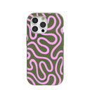 Forest Floor Cotton Curls iPhone 15 Pro Case