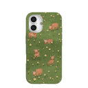 Forest Floor Cozy Cows iPhone 16 Case