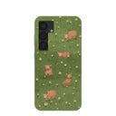Forest Floor Cozy Cows Samsung Galaxy S25 Case