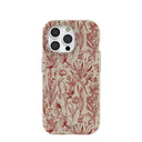 London Fog Crimson Bouquet iPhone 15 Pro Case
