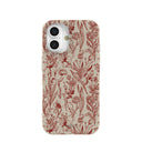 London Fog Crimson Bouquet iPhone 16 Case